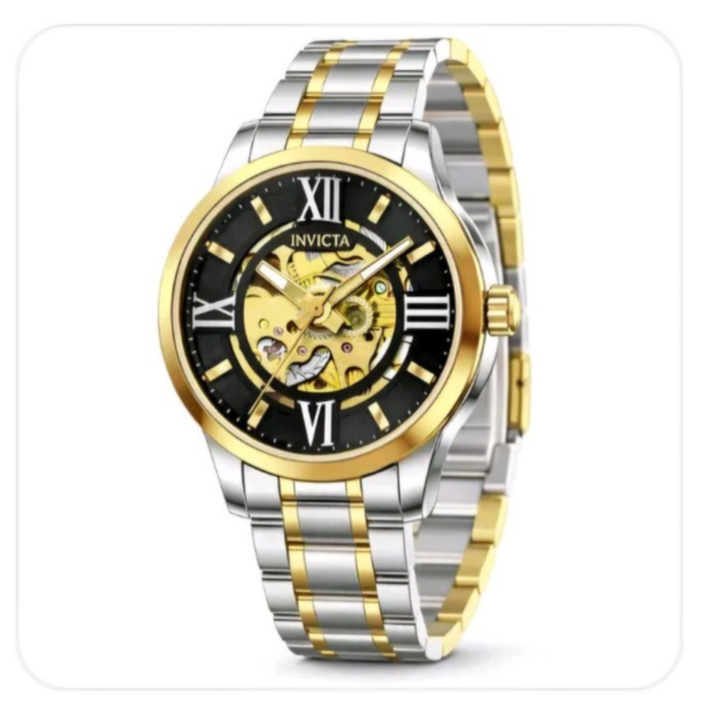 🔥69131🔥Invicta Objet D Art Automatic Men's Watch w/ Skeleton Dial - 41mm, Gold
